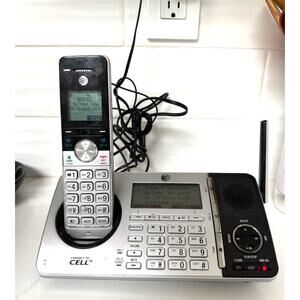 AT&T TL96456 Cordless Phone Base Handset Answering System Bluetooth DECT 6.0 Set